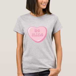 T-shirt Cute Candy Heart Be Mine Saint-Valentin 