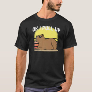 T-shirt Cute Capybara Ok J'Ai Tiré Capybara Meme