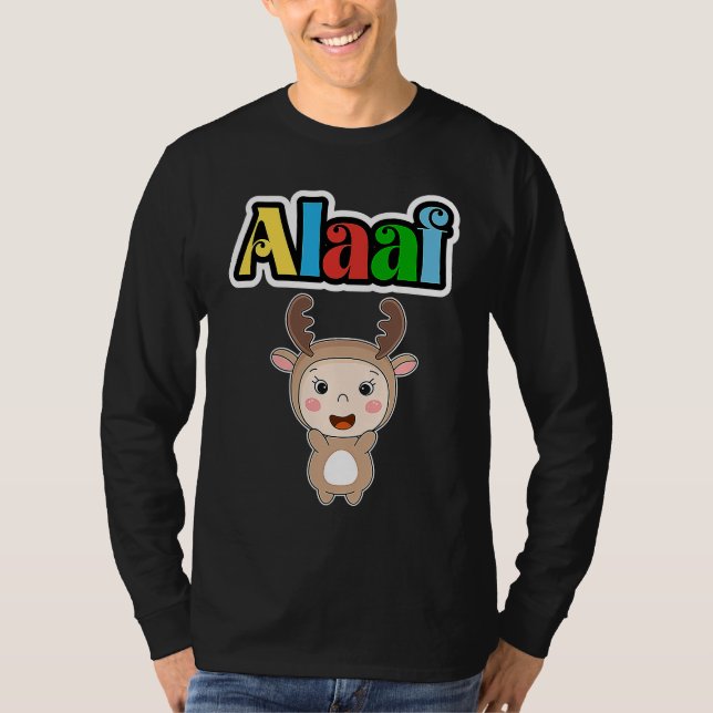 T-shirt Cute Carnival Animal, Kölle Alaaf, Party Moose (Devant)