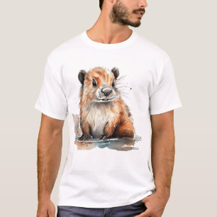 T-shirt Cute castor
