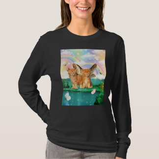 T-shirt Cute Cat Butterflies Mom Kitten Cats