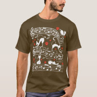 Cute Cat Kitty Jouer Musique Clef Piano Musicien A