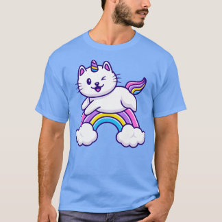 T-shirt Cute Cat Unicorn Vol
