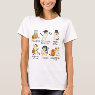 T-shirt Cute Cats Personnages historiques Drôle Design Fem
