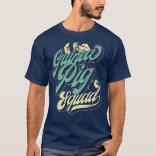 T-shirt Cute Cavy Cochon d'Inde Rongeur Équipe Squad Wheek