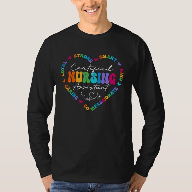 T-shirt Cute Certified Nursing Assistant Nurse Appreciatio (Devant)