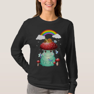 T-shirt Cute champignons Grenouille et escargot
