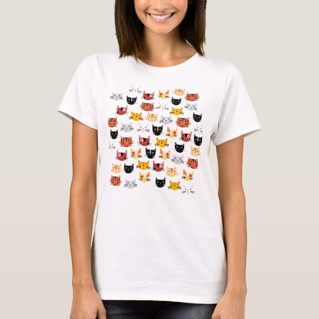 T-shirt Cute chat (Devant)