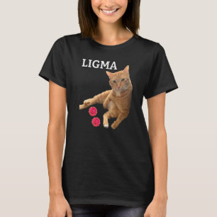 T-shirt Cute Chat avec jouets Ligma blague