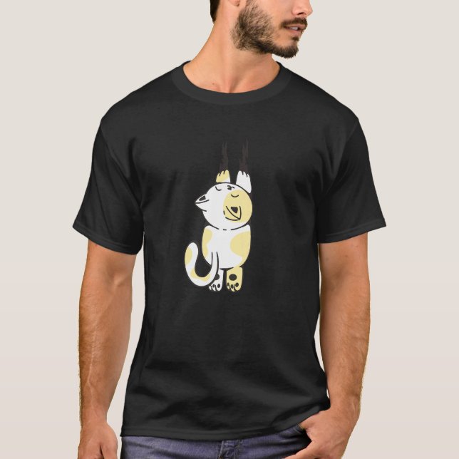T-shirt Cute Chat Grimpe Chats Scratch Cute Animaux Chat 1 (Devant)