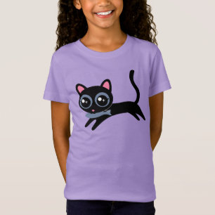 T-Shirt Cute chat Kitty avec du poisson