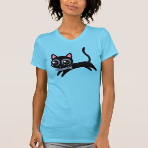T-shirt Cute chat Kitty avec du poisson