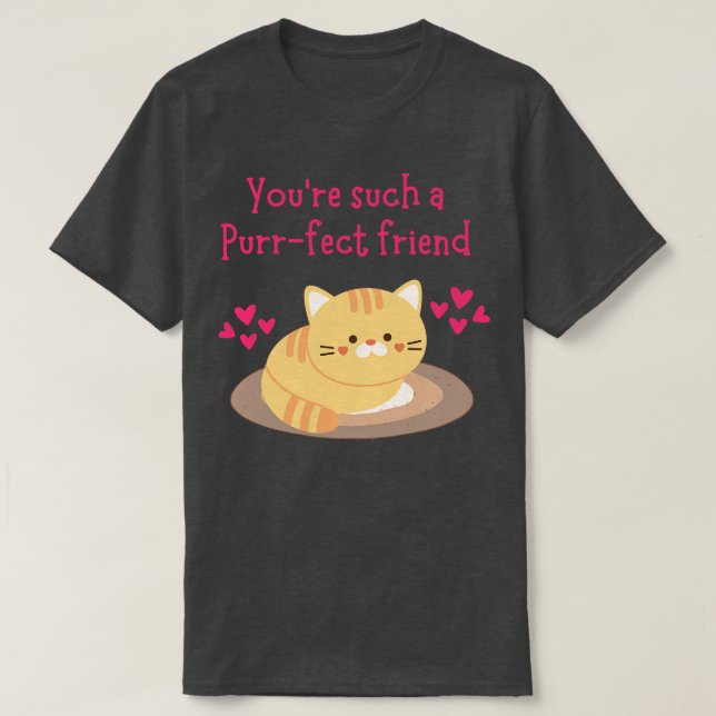 T-shirt Cute chat Pun prévu (Design devant)