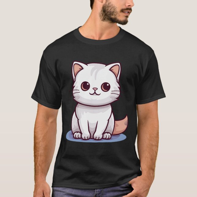 T-shirt Cute chaton - Tater tot chat (Devant)