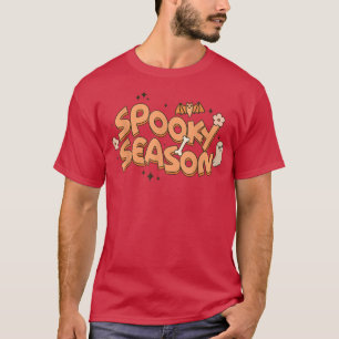 T-shirt Cute chauve-chauve-souris à fleurs et Fantôme Sais