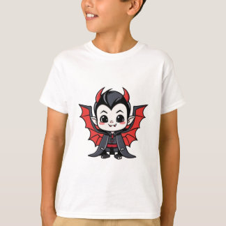 T-shirt Cute Chibi Dracula - Halloween de dessin animé