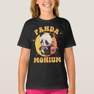 T-shirt Cute Chibi Kawaii Panda Nom de l'école Année de re