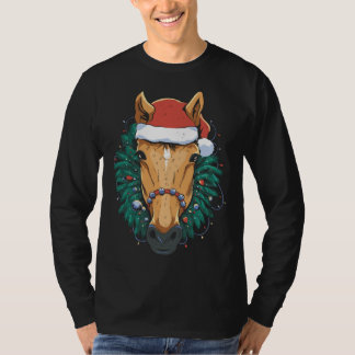 T-shirt Cute Christmas Horse