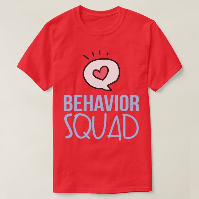 T-shirt Cute Comportement Squad (Design devant)