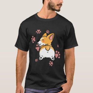 T-shirt Cute Corgi Butt Chien