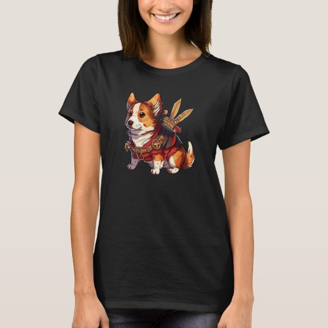 T-shirt Cute Corgi Cool Pembroke Welsh Corgi  7 (Devant)