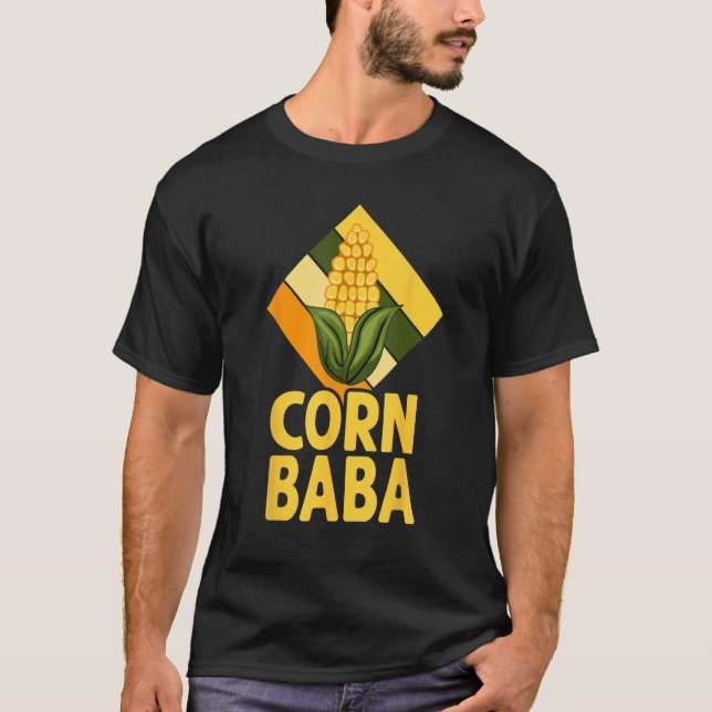 T-shirt Cute Corn Family Corn Baba (Devant)