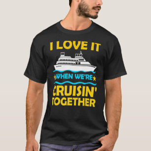 T-shirt Cute Cruise Art Pour Hommes Femmes Couple Cruise N