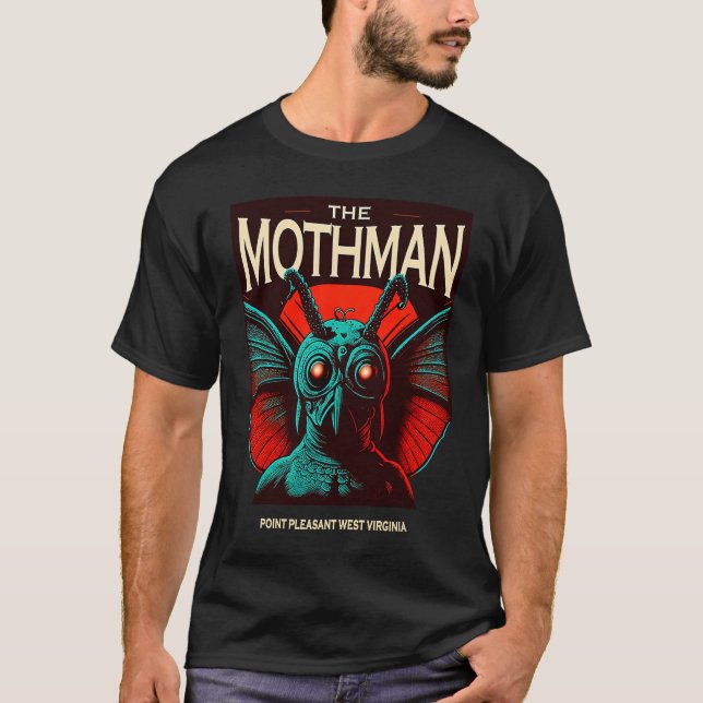 T-shirt Cute Cryptid Mothman  2 (Devant)