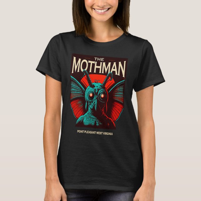 T-shirt Cute Cryptid Mothman  2 (Devant)