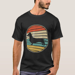 T-shirt Cute Dachshund Cadeau Retro les années 70 80s Wien