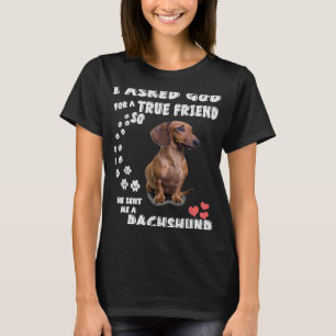 T-shirt Cute Dachshund Doxie Girl Xmas Dachshund Maman