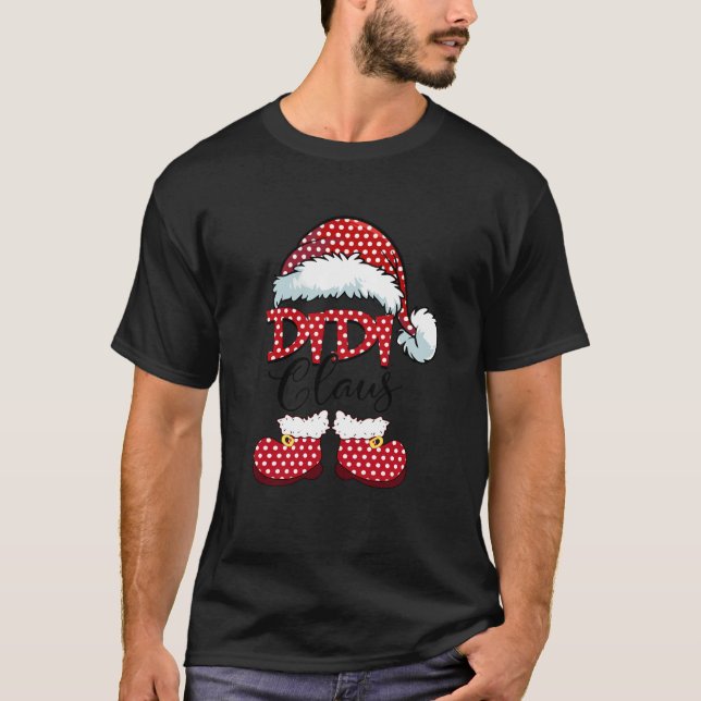T-shirt Cute Didi Claus Nouvel Noël Père Noël Sweatshi (Devant)