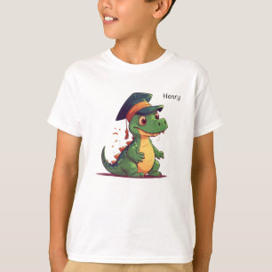 T-shirt Cute Dinosaur Kindergarten Graduate Personnalisé