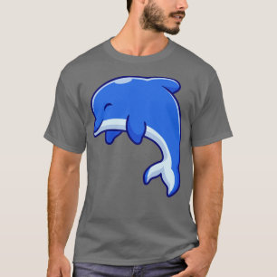 T-shirt Cute Dolphin Cartoon