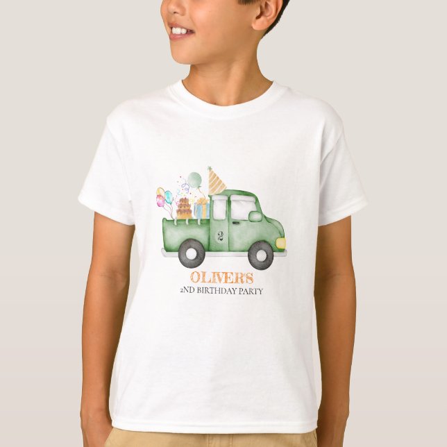 T-shirt Cute Dusky Green N'importe quel âge fête d'anniver (Devant)