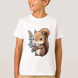 T-shirt Cute écureuil