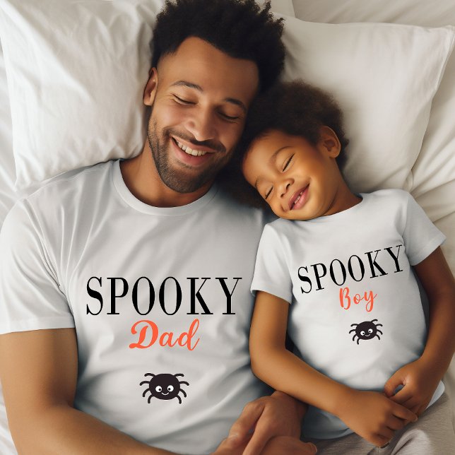 T-shirt Cute Éffrayante Boy Family Araignée d'Halloween (Créateur téléchargé)