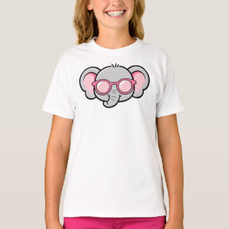 T-shirt Cute Elephant Wearing Sunglasses