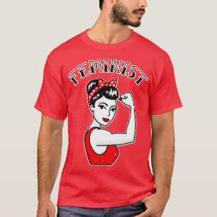 T-shirt Cute féministe Latina Rosie le tatouage du Riveter