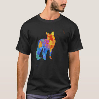 T-shirt Cute Fox  Graphic  Fox Animal Graphic