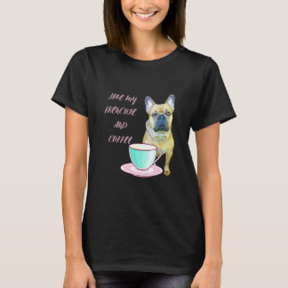 T-shirt Cute Frenchie Aime Mon Français Et Café Français B