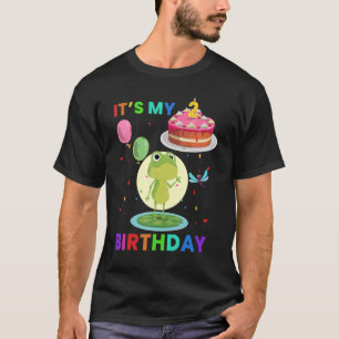 T-shirt Cute Frog 3e Anniversaire Grenouilles Graphique an
