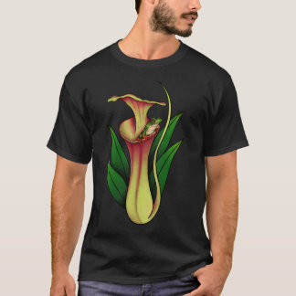 T-shirt Cute Frog à l'intérieur de Nepenthes Carnivore Pla