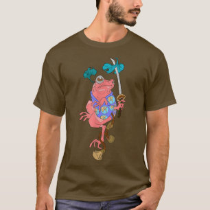 T-shirt Cute Frog Ninja Samurai Funny Reptile et Terrariu