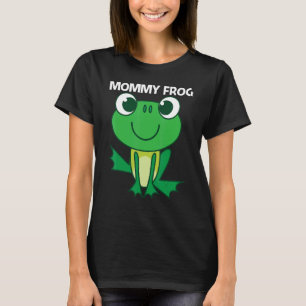 T-shirt Cute Frog Pour Femmes Maman Forêt Zoo Animaux Anim