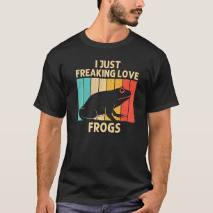 T-shirt Cute Frog Pour Hommes Femme Grenouille Toile Anima