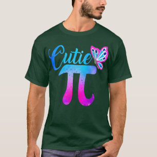 T-shirt Cute Funny Cutie Pi Math Pie Papillon Math Pun