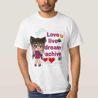 T-shirt Cute Gacha Fille amour