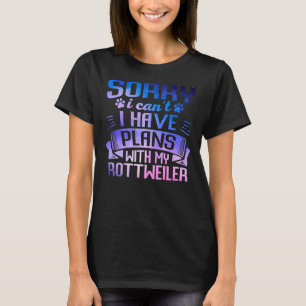 T-shirt Cute Galaxy Rottweiler Chien Galaxy Space Chien Pr