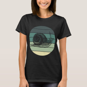 T-shirt Cute Garden Animal Retro Snail
